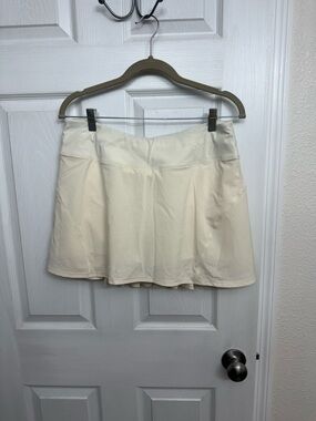 CRZ YOGA Cream Circle Skirt - Flared Athletic Skort